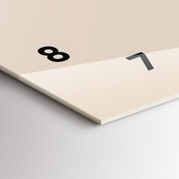 Ceas orizontale de perete din sticlă Bărbat cu pipă