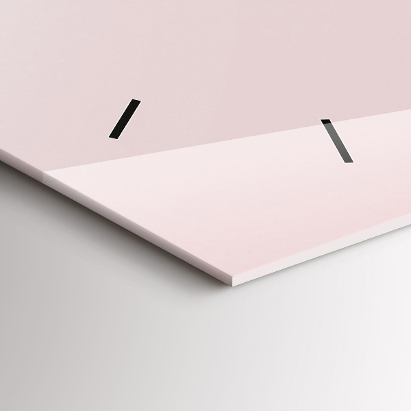 Ceas orizontale de perete din sticlă Buchet de flori