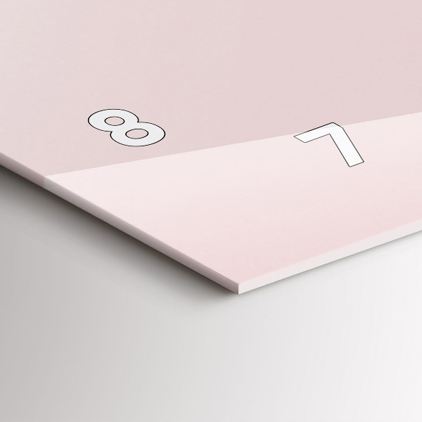 Ceas orizontale de perete din sticlă Buchet de flori