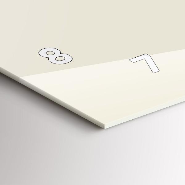 Ceas orizontale de perete din sticlă Cerb în cămașă