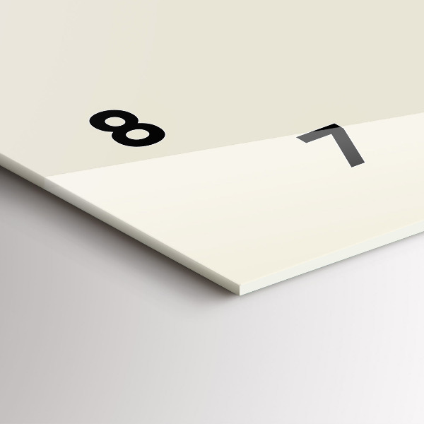 Ceas orizontale de perete din sticlă Cerb în cămașă