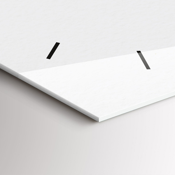 Ceas orizontale de perete din sticlă Femeie cu pălărie