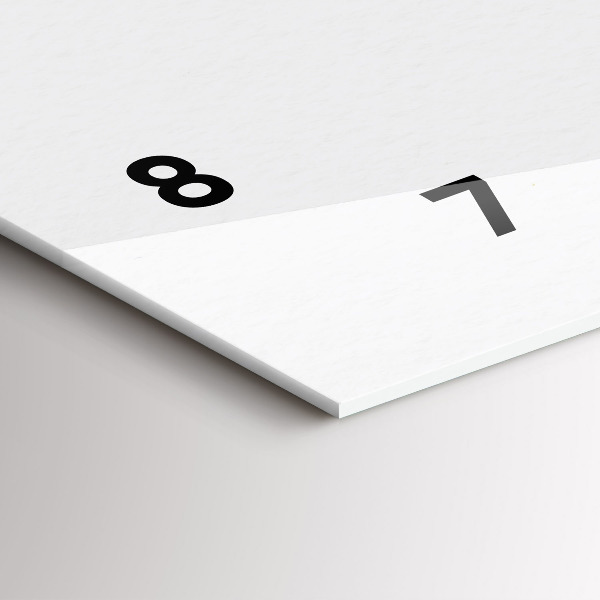 Ceas orizontale de perete din sticlă Femeie cu pălărie