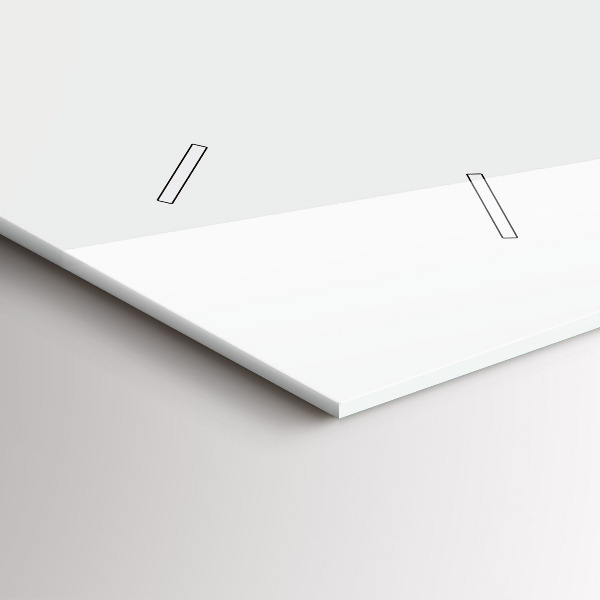 Ceas orizontale de perete din sticlă Stil boho fluture și cheie