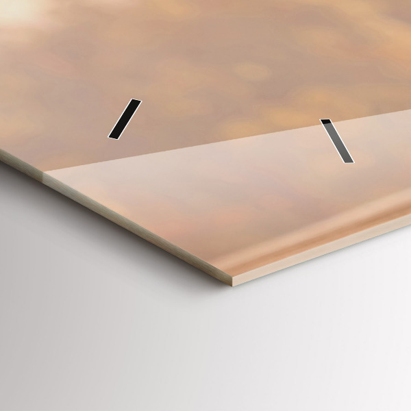 Ceas orizontale de perete din sticlă Sticle de vin