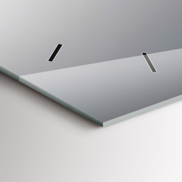 Ceas orizontale de perete din sticlă Un pahar de vin roșu