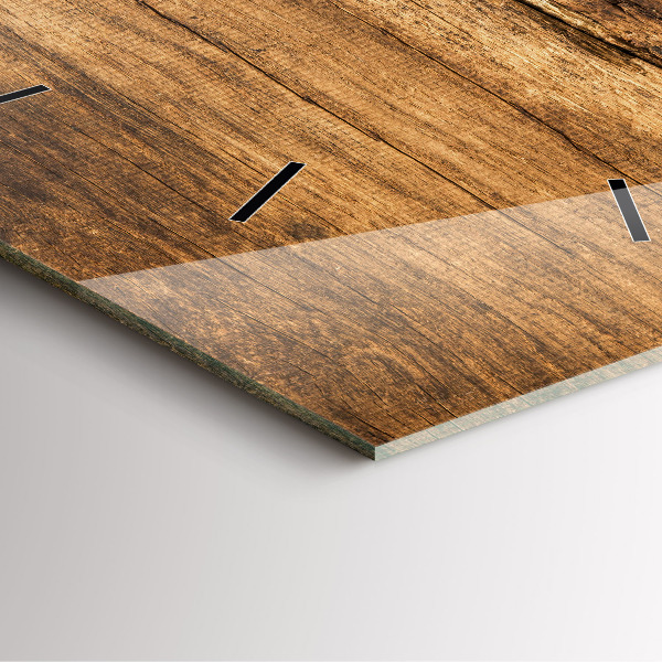 Ceas pătrat de perete din sticlă Linguri de condimente