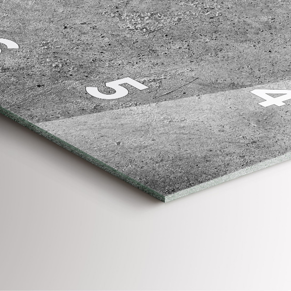 Ceas pătrat de perete din sticlă Perete industrial