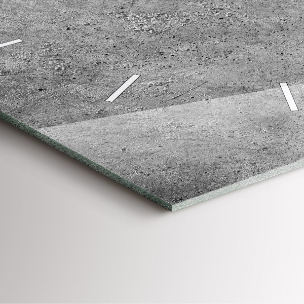 Ceas pătrat de perete din sticlă Perete industrial