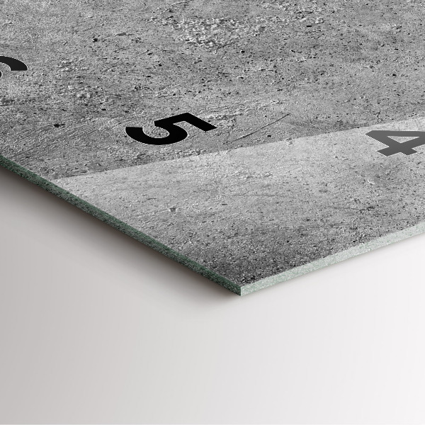 Ceas pătrat de perete din sticlă Perete industrial