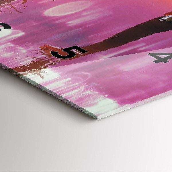 Ceas pătrat de perete din sticlă Ciberspațiul