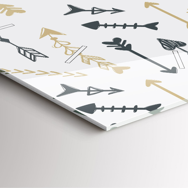 Ceas pătrat de perete din sticlă Model geometric hipster