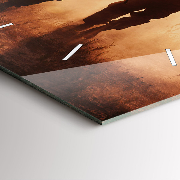 Ceas pătrat de perete din sticlă Marinei Statelor Unite