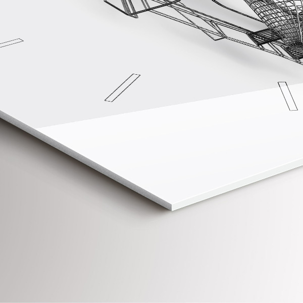 Ceas pătrat de perete din sticlă Design mașină F1