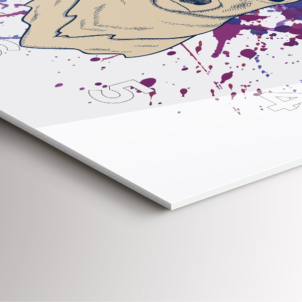 Ceas pătrat de perete din sticlă Ilustrație vectorială de cerb