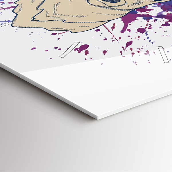 Ceas pătrat de perete din sticlă Ilustrație vectorială de cerb