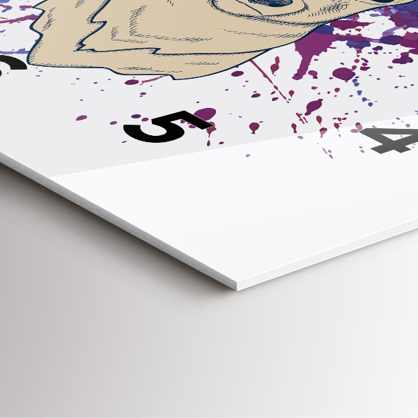 Ceas pătrat de perete din sticlă Ilustrație vectorială de cerb