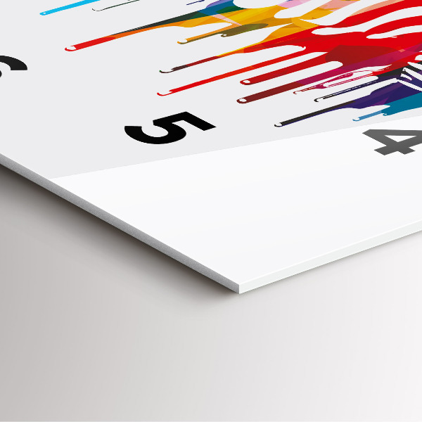 Ceas pătrat de perete din sticlă Zebră colorată