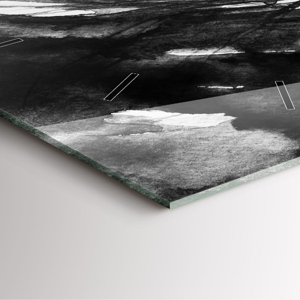 Ceas pătrat de perete din sticlă Portretul unei femei