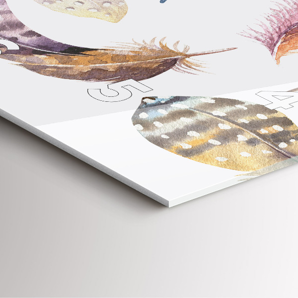 Ceas pătrat de perete din sticlă Ilustrație de artă retro