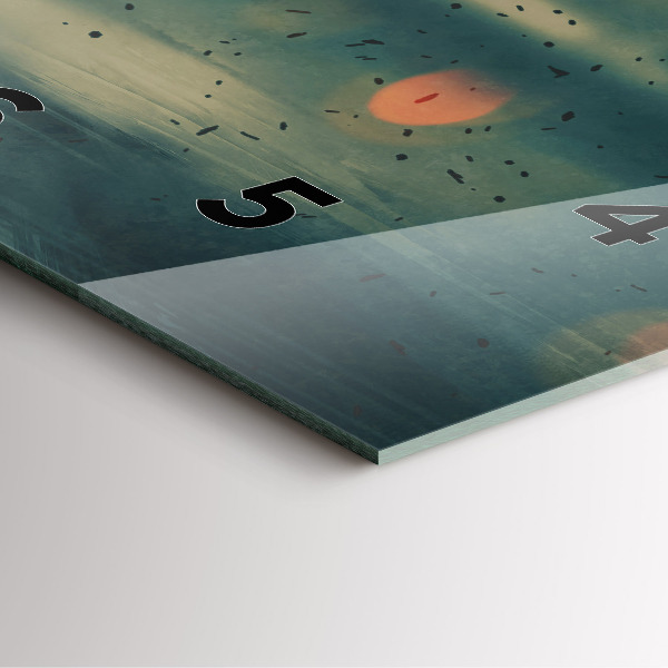 Ceas pătrat de perete din sticlă Joc cu arme letale