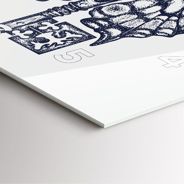 Ceas pătrat de perete din sticlă Fluture și cheie - stil boho