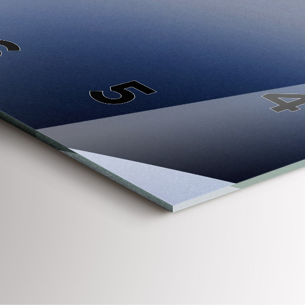 Ceas pătrat de perete din sticlă Abstracția soarelui