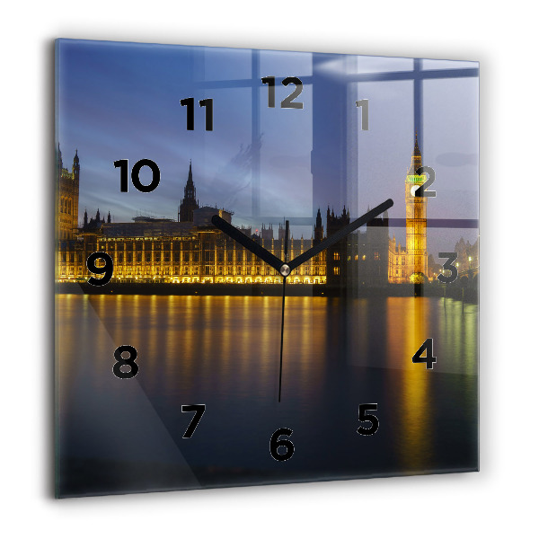 Ceas pătrat de perete din sticlă Palatul Winchester Londra