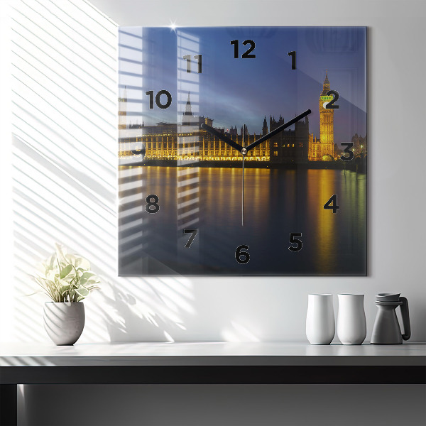 Ceas pătrat de perete din sticlă Palatul Winchester Londra