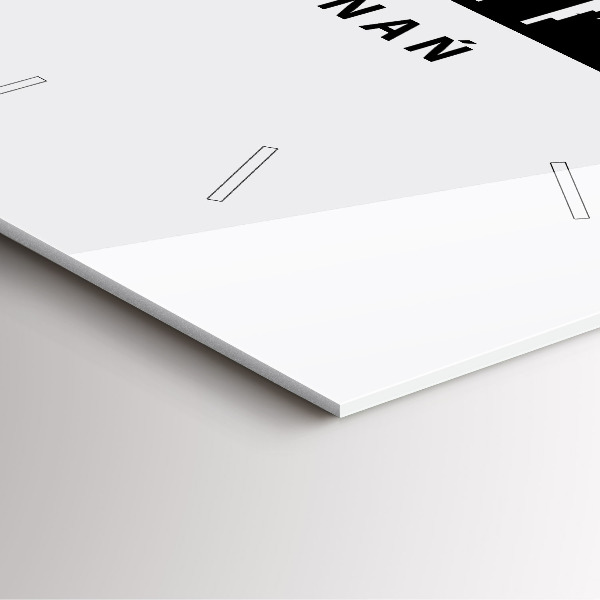 Ceas pătrat de perete din sticlă Grafică panoramică Poznań