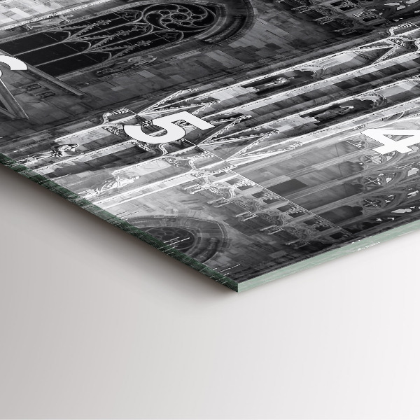 Ceas pătrat de perete din sticlă Catedrala Duomo di Milano