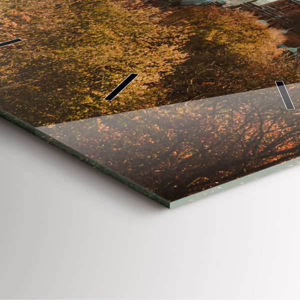 Ceas pătrat de perete din sticlă Galeria de Artă din Glasgow