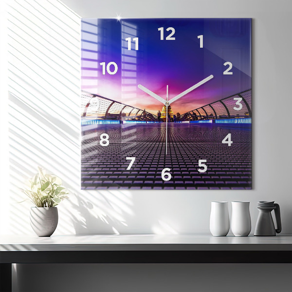 Ceas pătrat de perete din sticlă Catedrala Sf. Paul