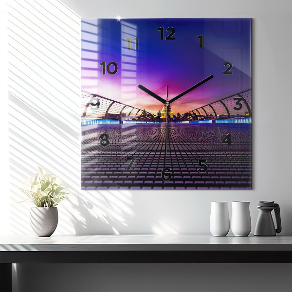 Ceas pătrat de perete din sticlă Catedrala Sf. Paul