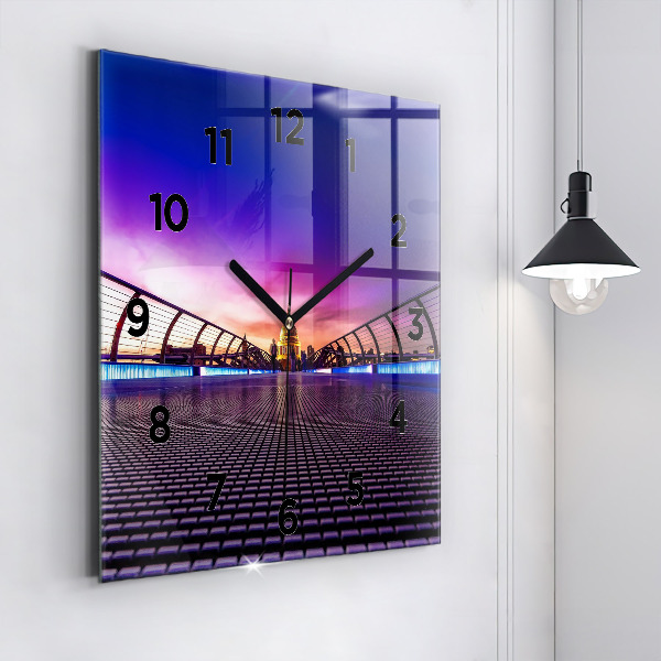 Ceas pătrat de perete din sticlă Catedrala Sf. Paul