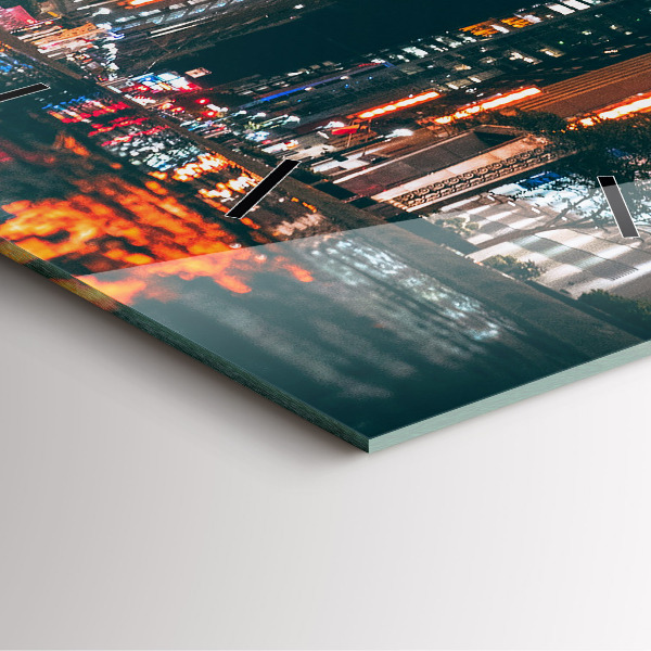 Ceas pătrat de perete din sticlă Hotel Hilton din Houston