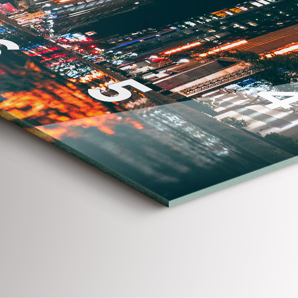 Ceas pătrat de perete din sticlă Hotel Hilton din Houston