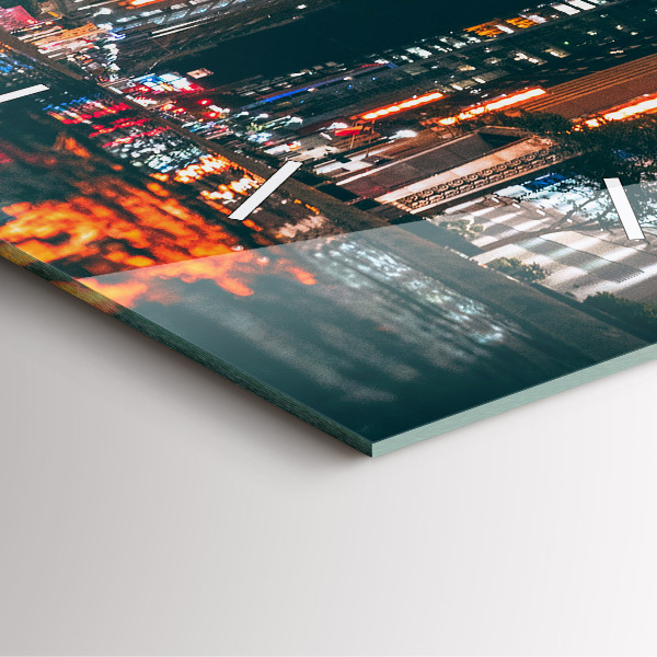 Ceas pătrat de perete din sticlă Hotel Hilton din Houston