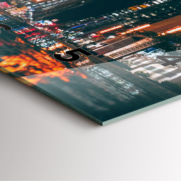 Ceas pătrat de perete din sticlă Hotel Hilton din Houston