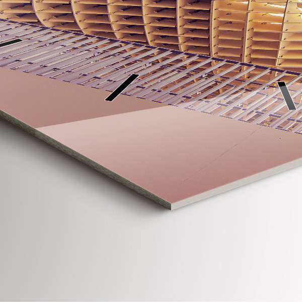 Ceas pătrat de perete din sticlă Belvedere din Sevilla