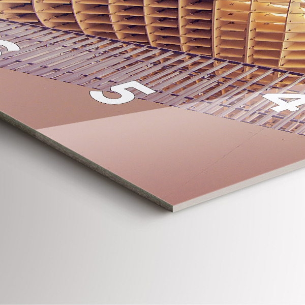 Ceas pătrat de perete din sticlă Belvedere din Sevilla