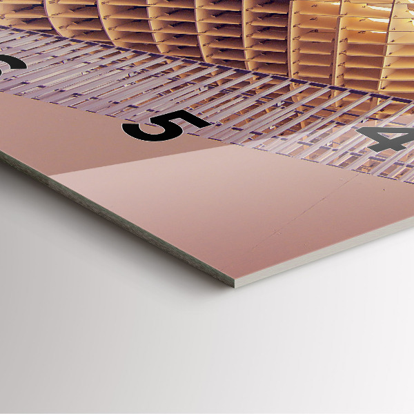 Ceas pătrat de perete din sticlă Belvedere din Sevilla