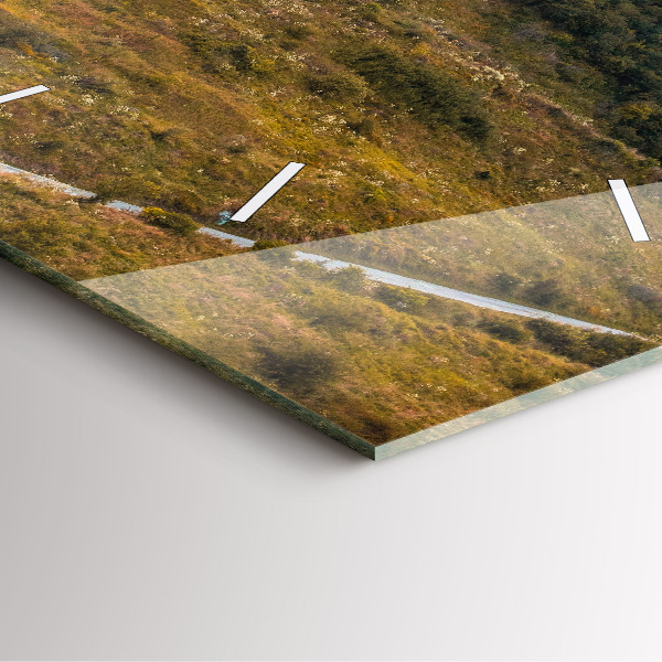 Ceas pătrat de perete din sticlă Castelul Spiš din Slovacia