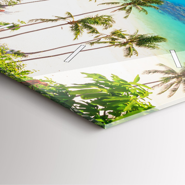 Ceas pătrat de perete din sticlă Parcul național Thailanda