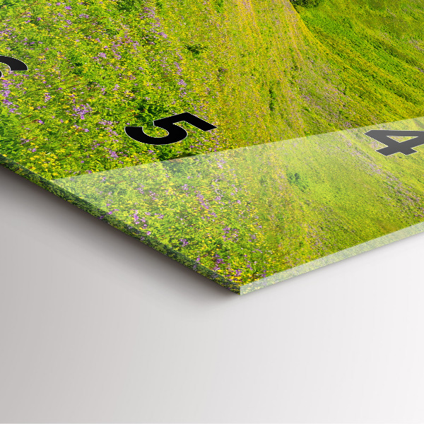 Ceas pătrat de perete din sticlă Rezervația Hornstrandir Islanda