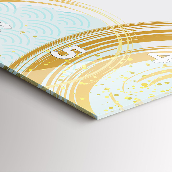 Ceas pătrat de perete din sticlă Model decorativ