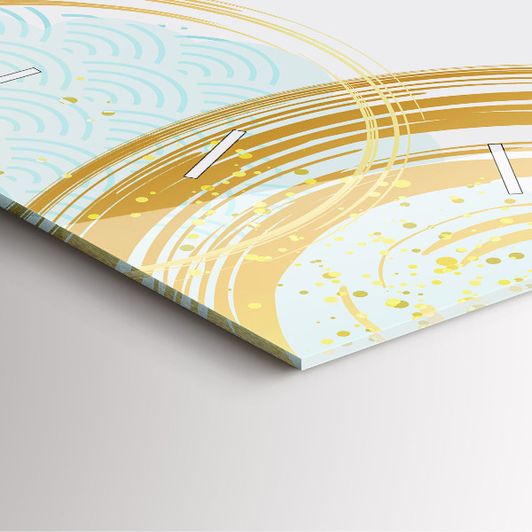 Ceas pătrat de perete din sticlă Model decorativ