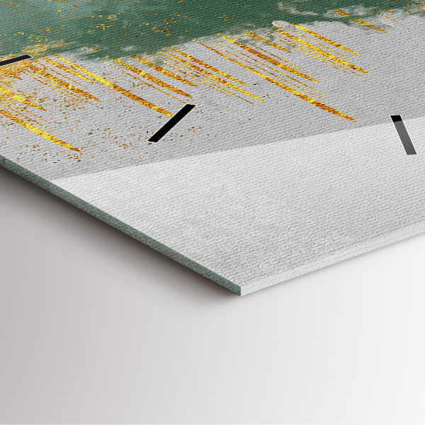 Ceas pătrat de perete din sticlă Model decorativ