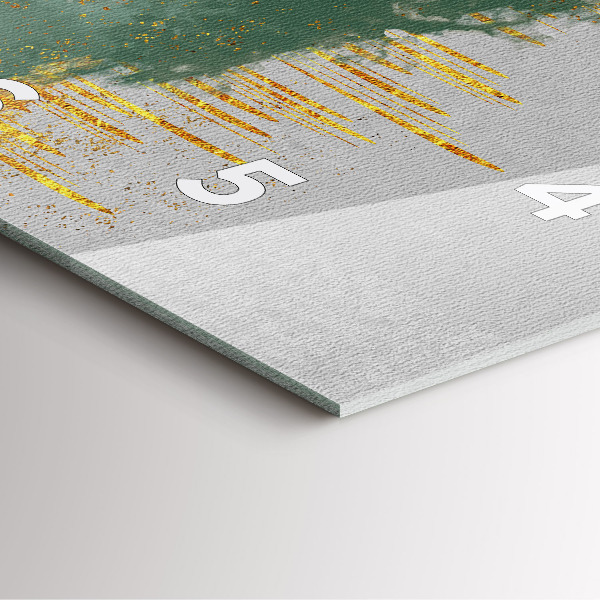 Ceas pătrat de perete din sticlă Model decorativ