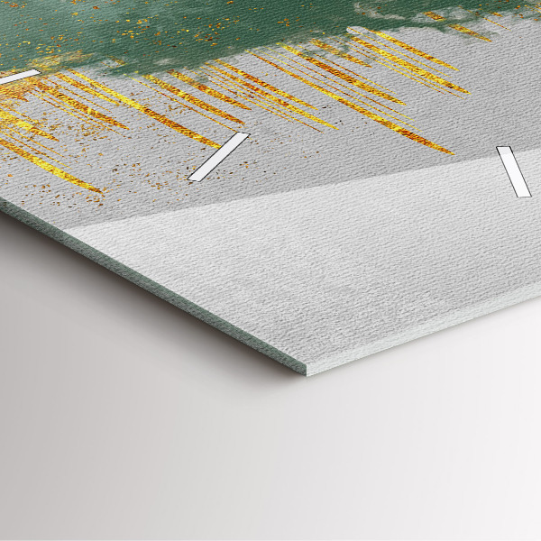 Ceas pătrat de perete din sticlă Model decorativ